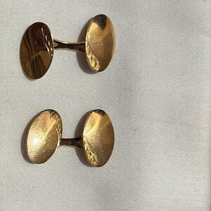 18K Italian gold cufflinks ‘750 1 AR